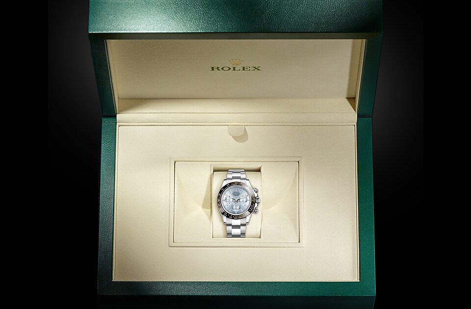 Rolex Cosmograph Daytona de Oyster, 40 mm, platino, m116506-0002 - Caja