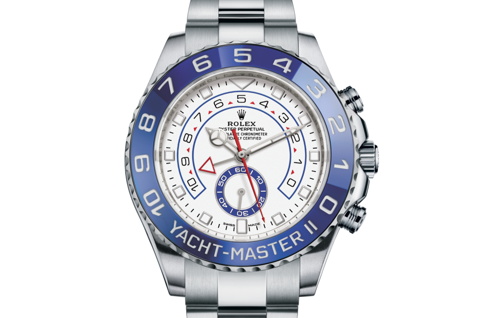 Rolex Yacht-Master de Oyster, 44 mm, acero Oystersteel, m116680-0002 - Frente
