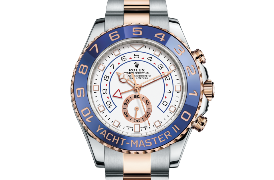 Rolex Yacht-Master de Oyster, 44 mm, acero Oystersteel y oro Everose, m116681-0002 - Frente