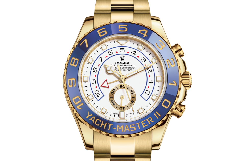 Rolex Yacht-Master de Oyster, 44 mm, oro amarillo, m116688-0002 - Frente