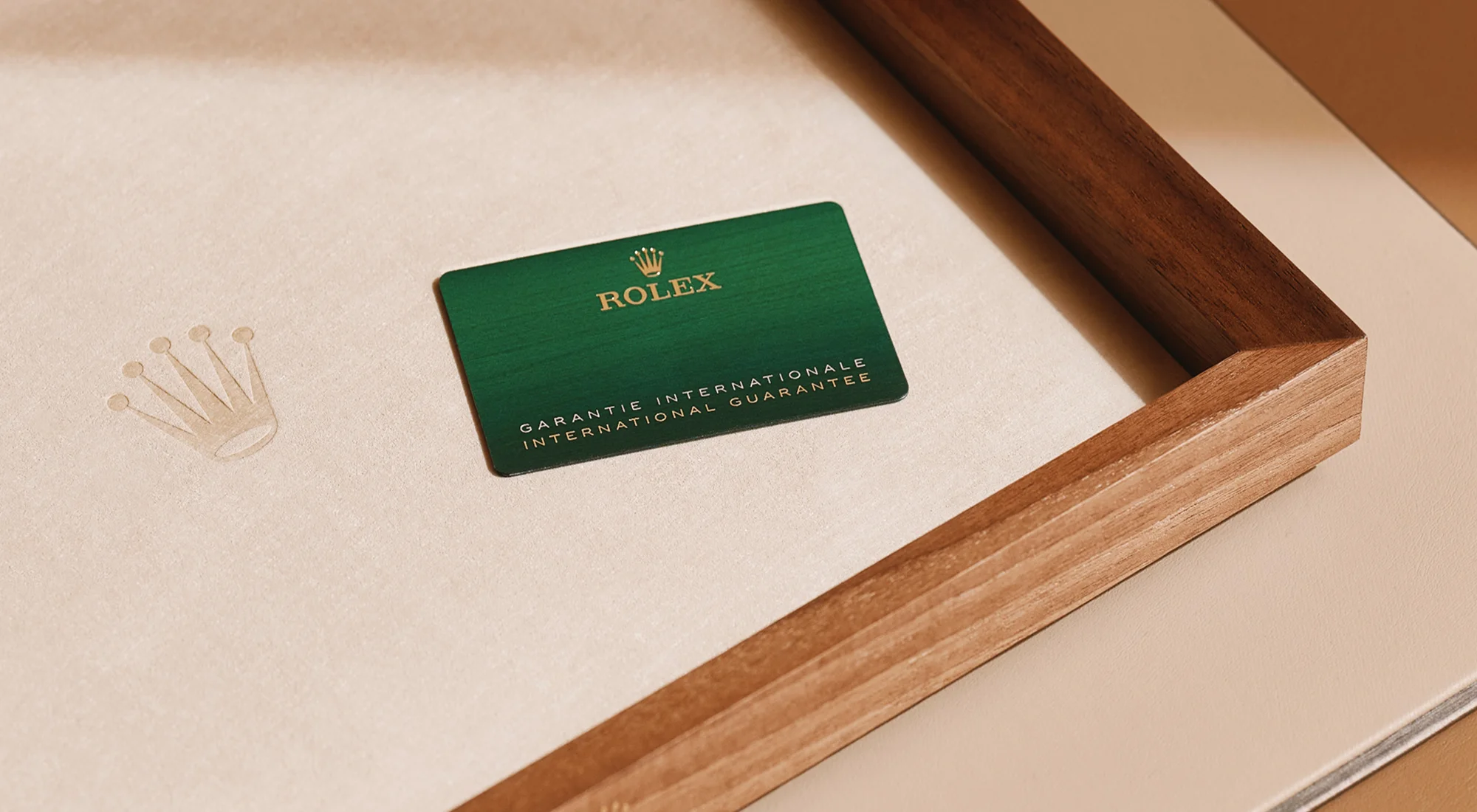 Tarjeta de servicio Rolex