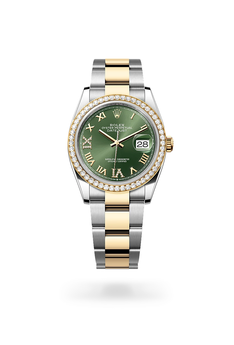 Rolex Datejust 36 de Oyster 36 mm acero Oystersteel oro amarillo y diamantes m126283rbr 0012 CASA BANCHERO