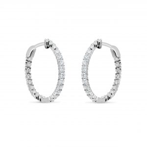 Argollas Ovales Brillantes