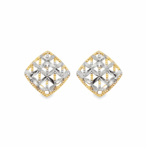 Aretes Cuadrados Abrillantados