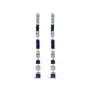 Aretes Largos Zafiro