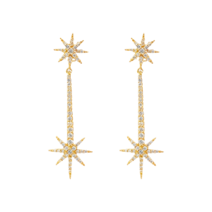 Aretes Largos Estrellas