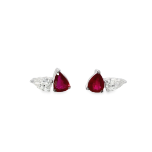 Aretes Rubí
