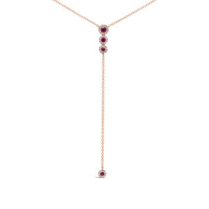 Collar Lario 3 Ilussion Rubí