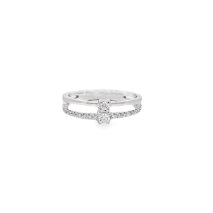 Anillo Promesa Doble Hilera