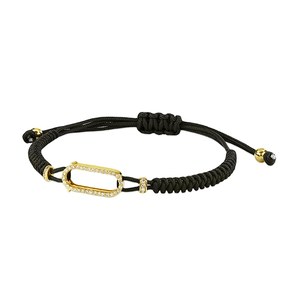 Pulsera ajustable Iconic Motion con brillantes