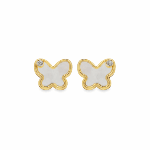 Aretes Mariposa Madre Perla