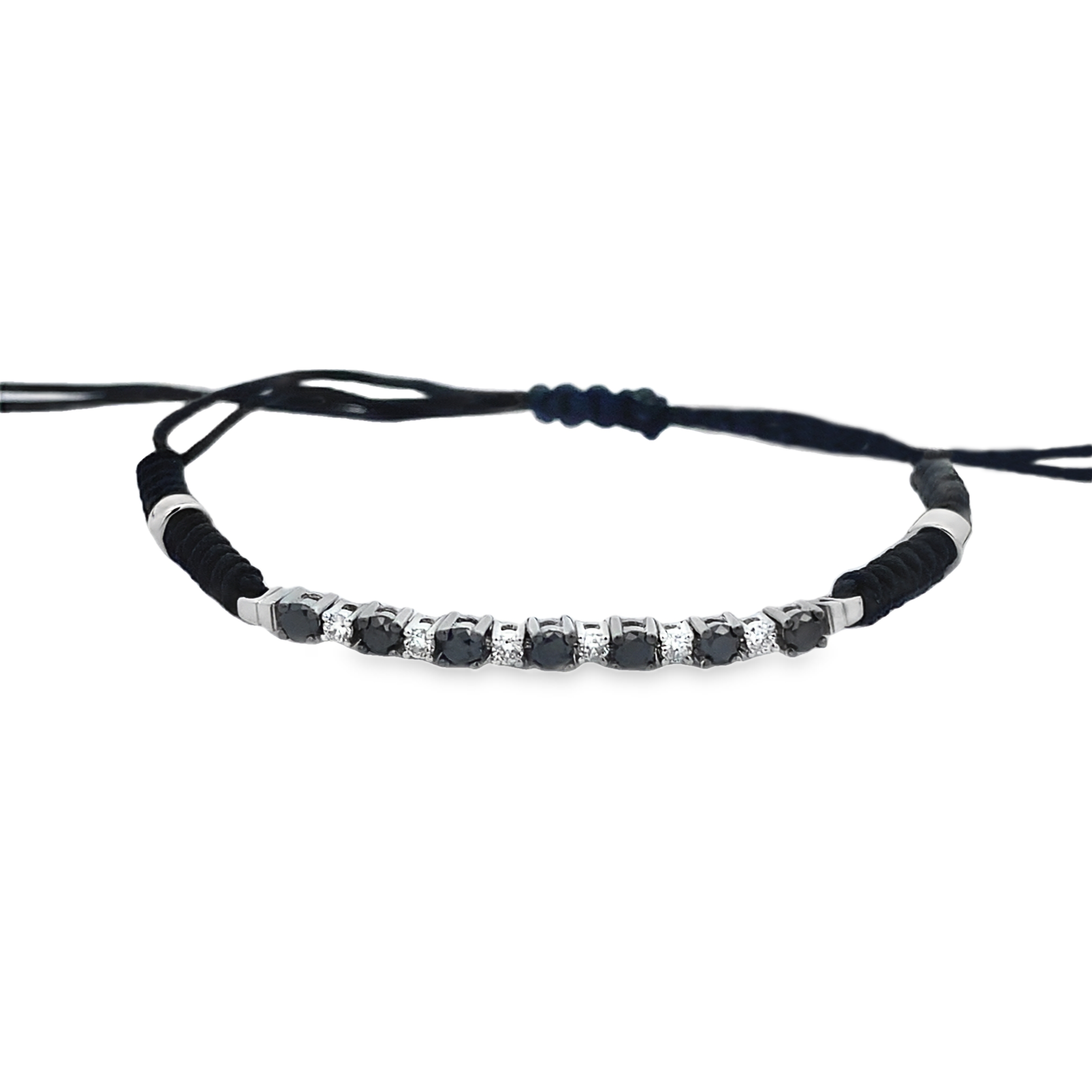 Pulsera Pita Brillantes Negros