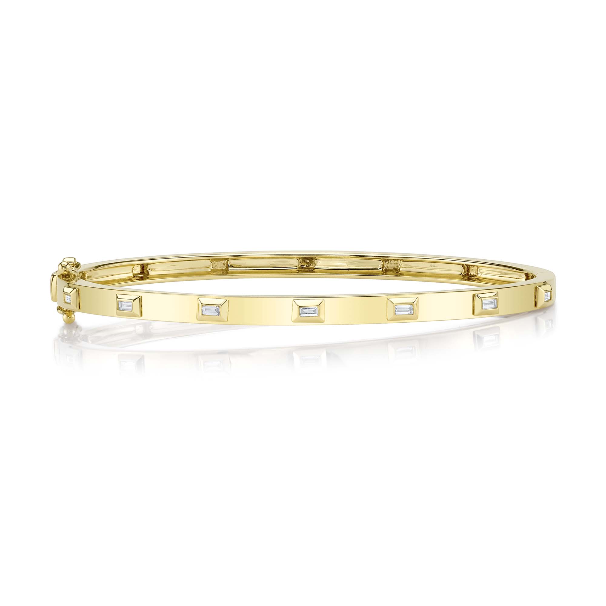 Pulsera Bangle Baguettes