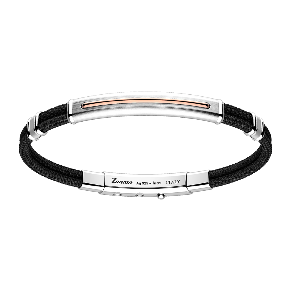 Imagen principal Bangle Doble Cable Negra Zancan
