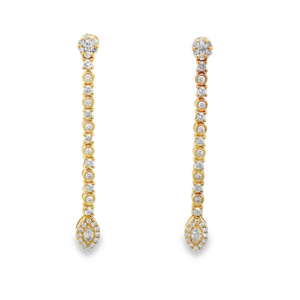Aretes Largos Brillantes