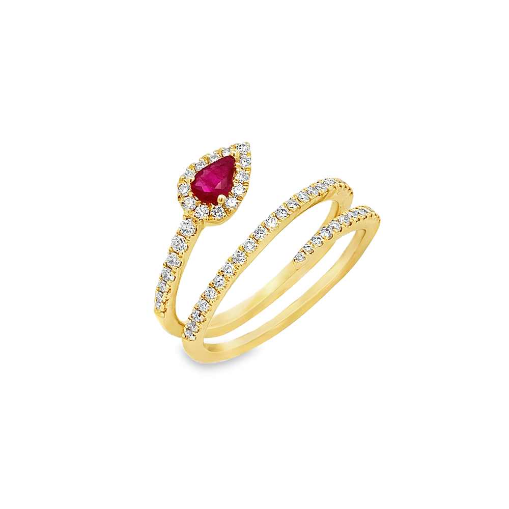 Slide Anillo Espiral Rubí