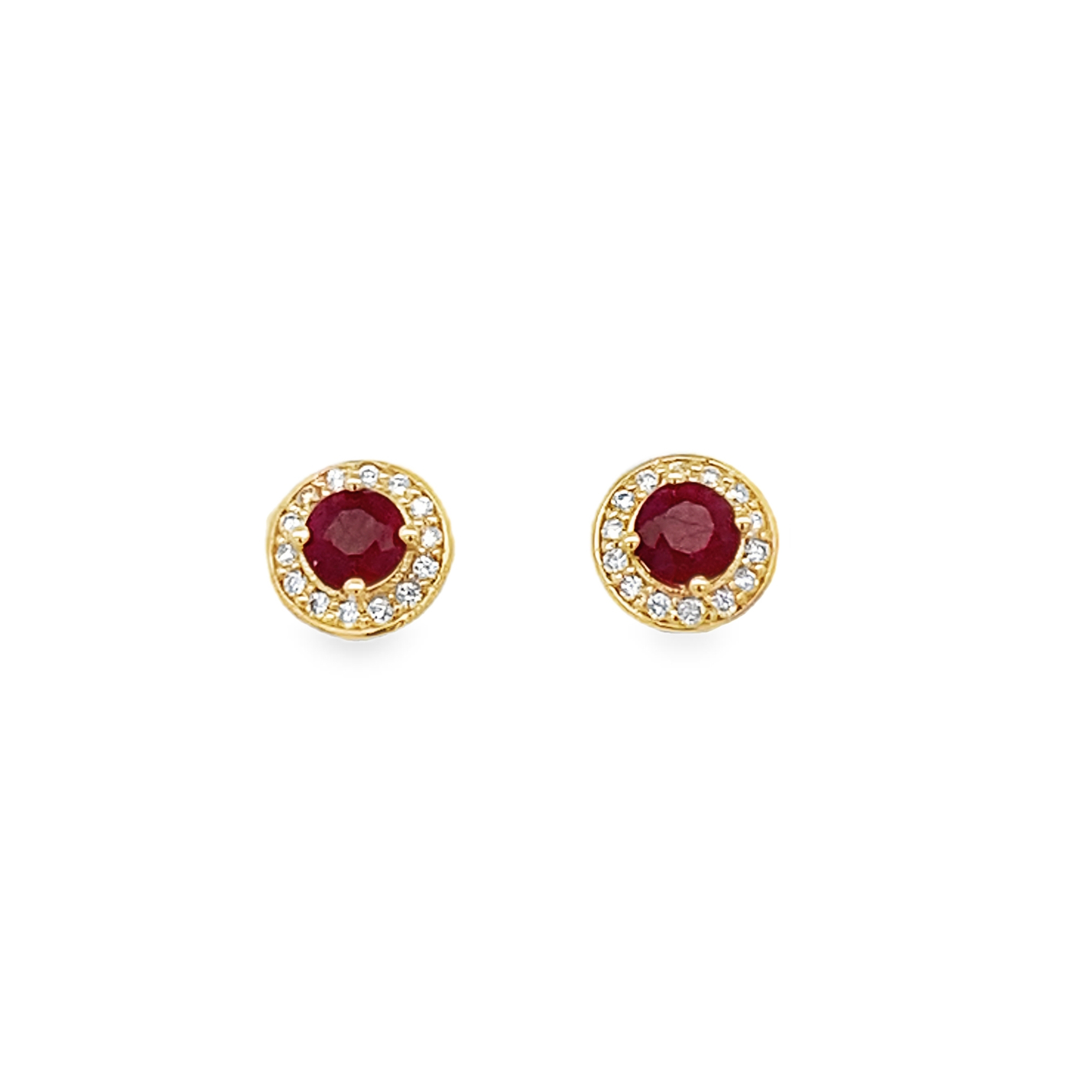 Aretes Rubí