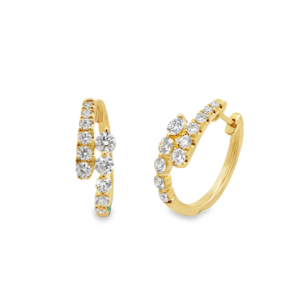 Argollas Oval Brillantes