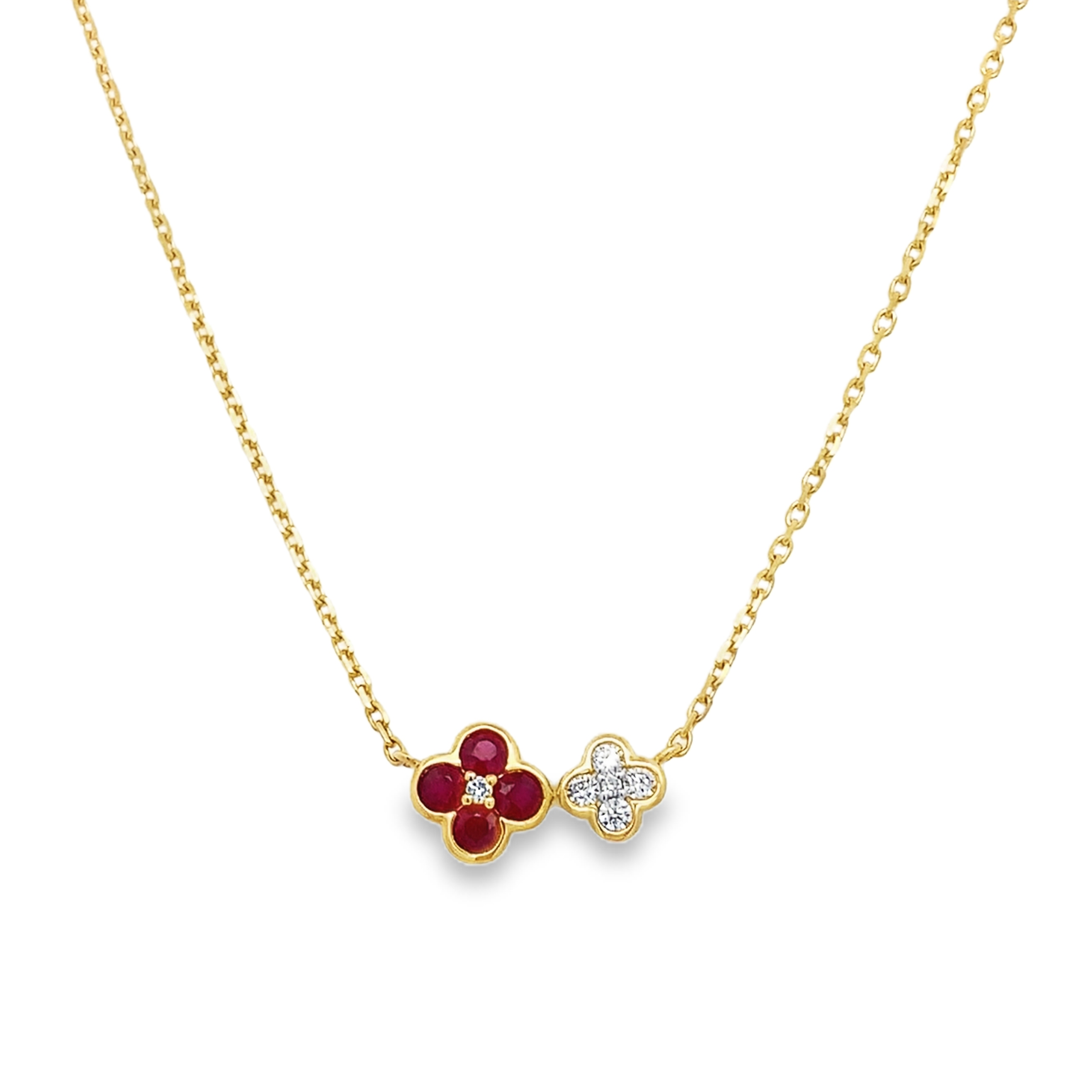 Pendantif Flor Rubí