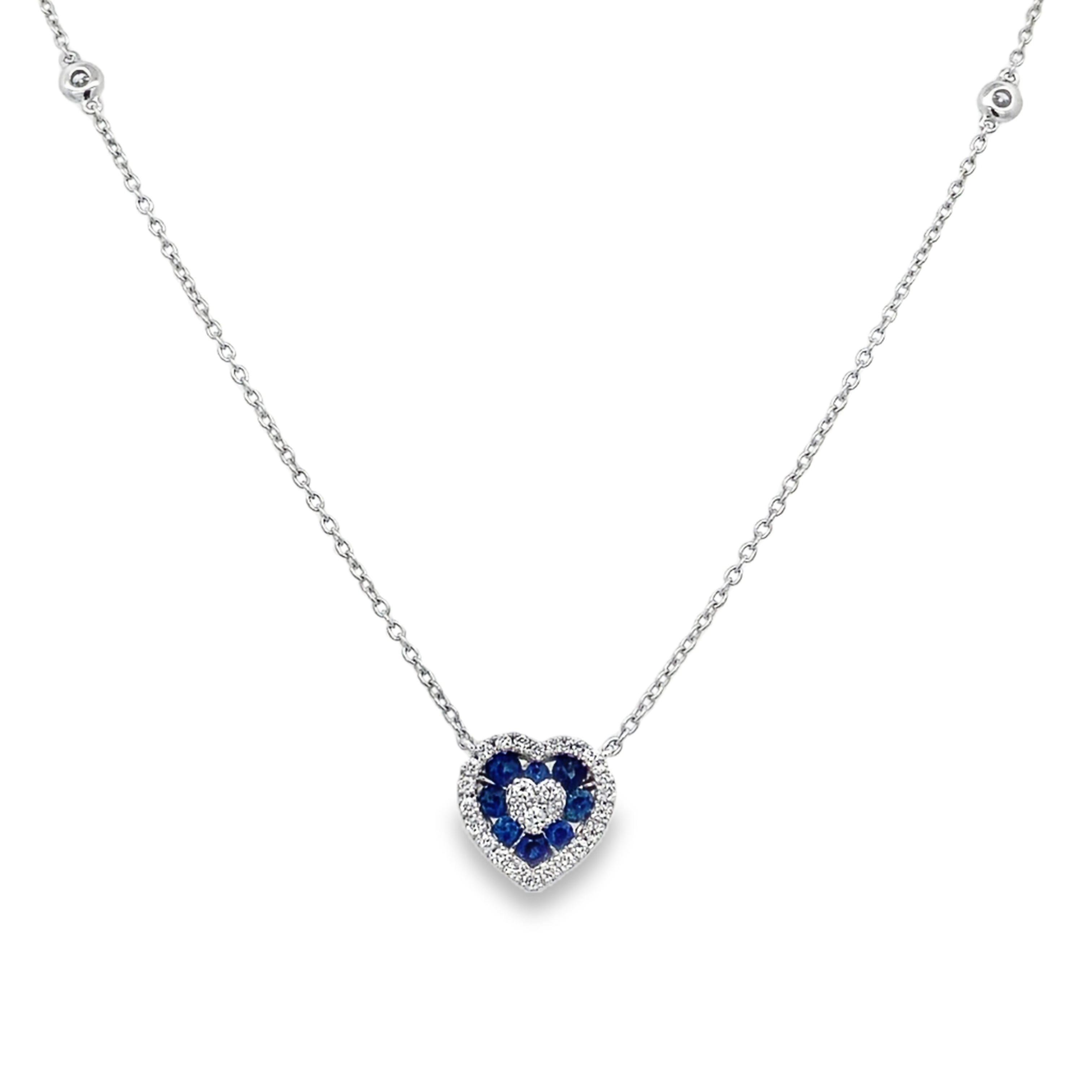 Pendantif Corazón Zafiro