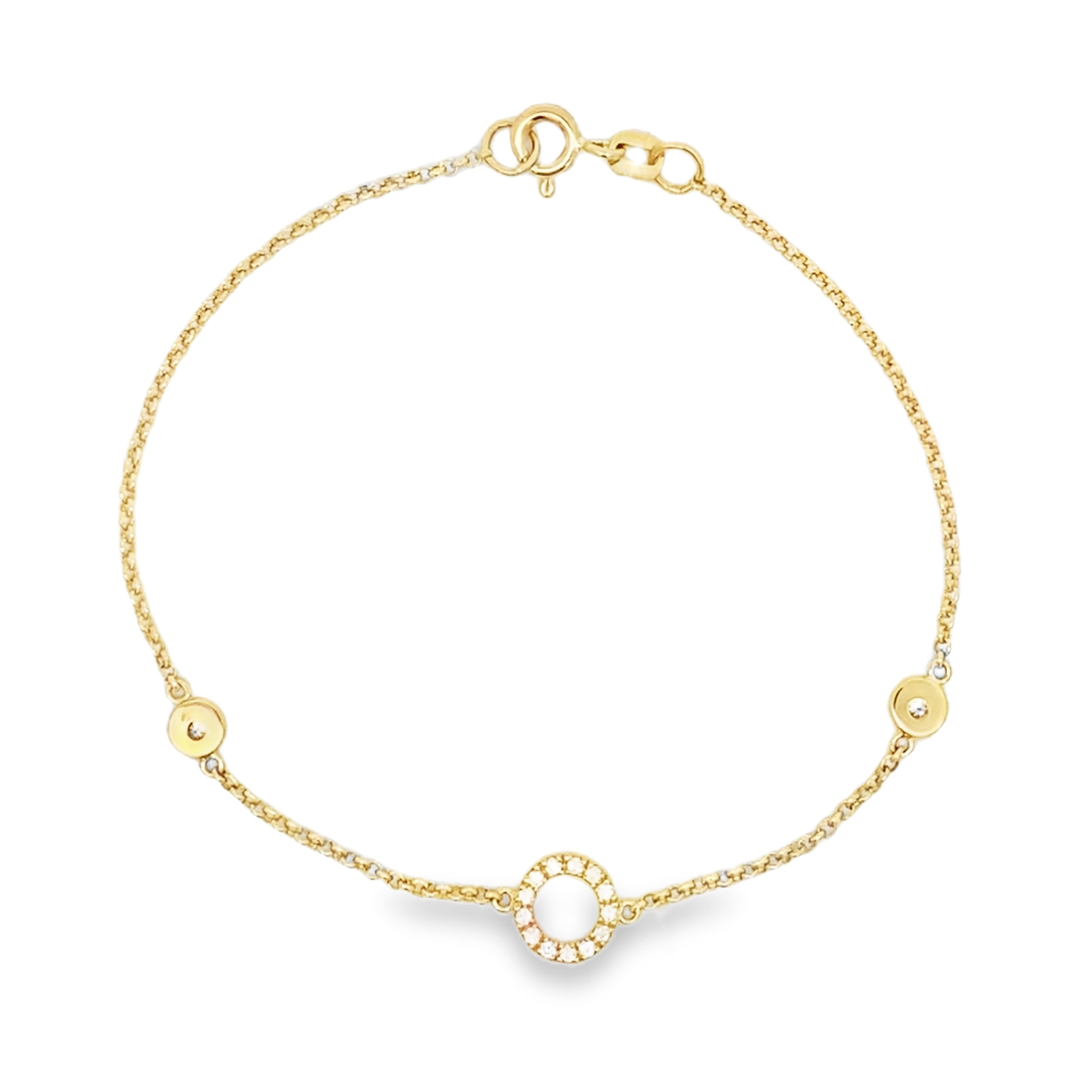 Imagen principal Pulsera Círculo Calado