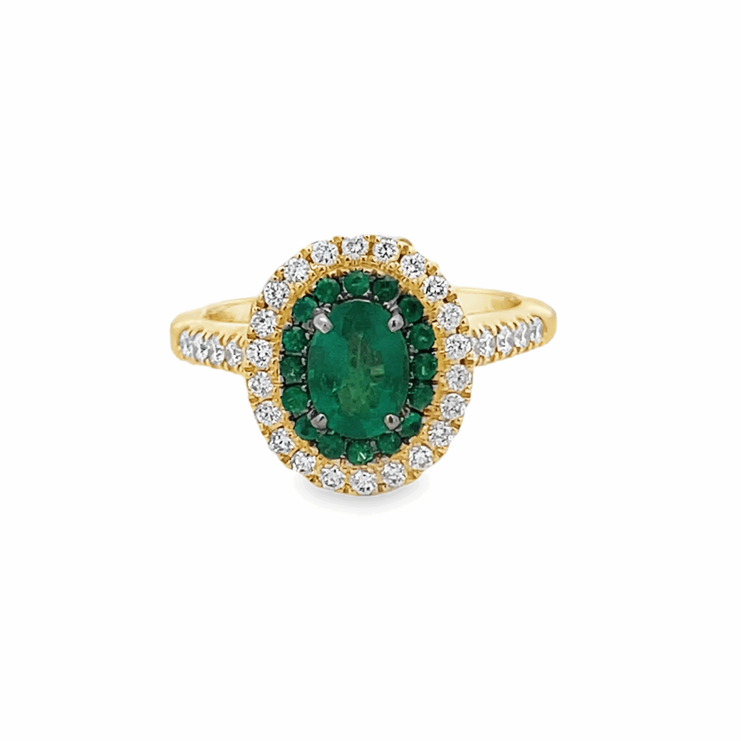 Imagen principal Anillo Doppio Contorno Esmeralda