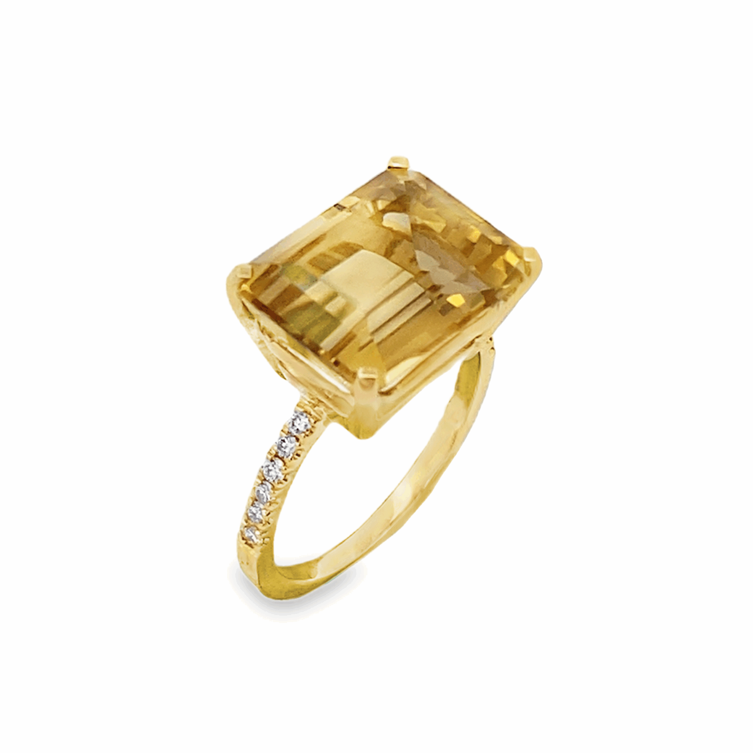 Slide Anillo Citrino