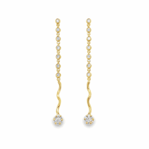Aretes Largos Brillantes