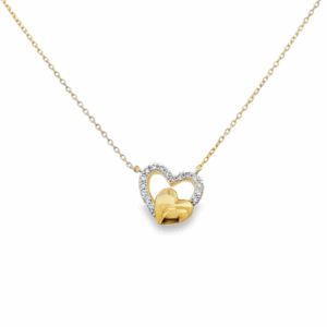 Pendantif Corazón Doble