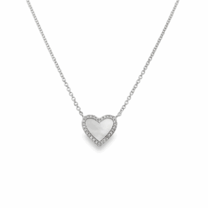 Pendantif Corazón Madre Perla