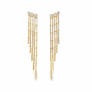 Aretes Largos Brillantes