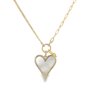 Pendantif Corazón Madre Perla