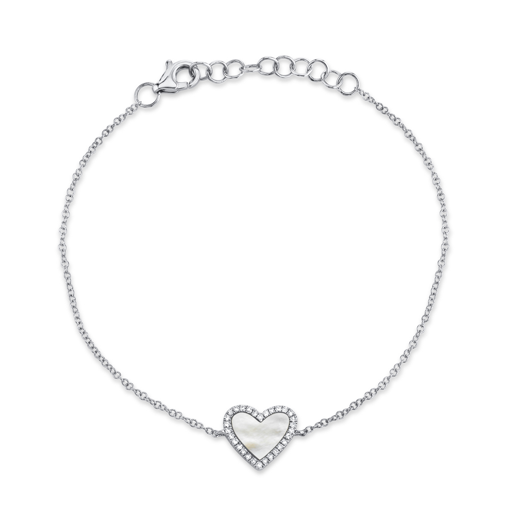 Imagen principal Pulsera Corazón Madre Perla