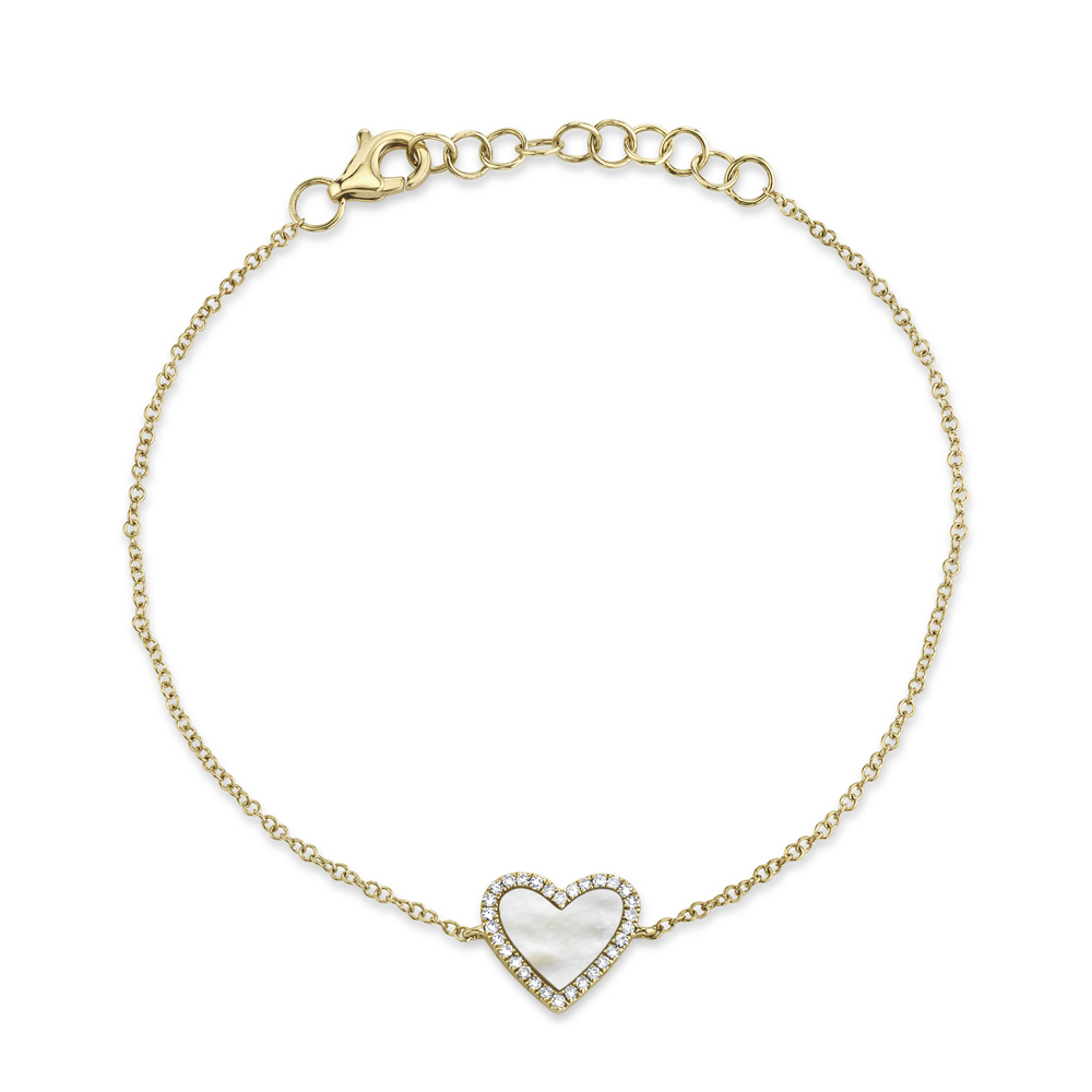 Imagen principal Pulsera Corazón Madre Perla