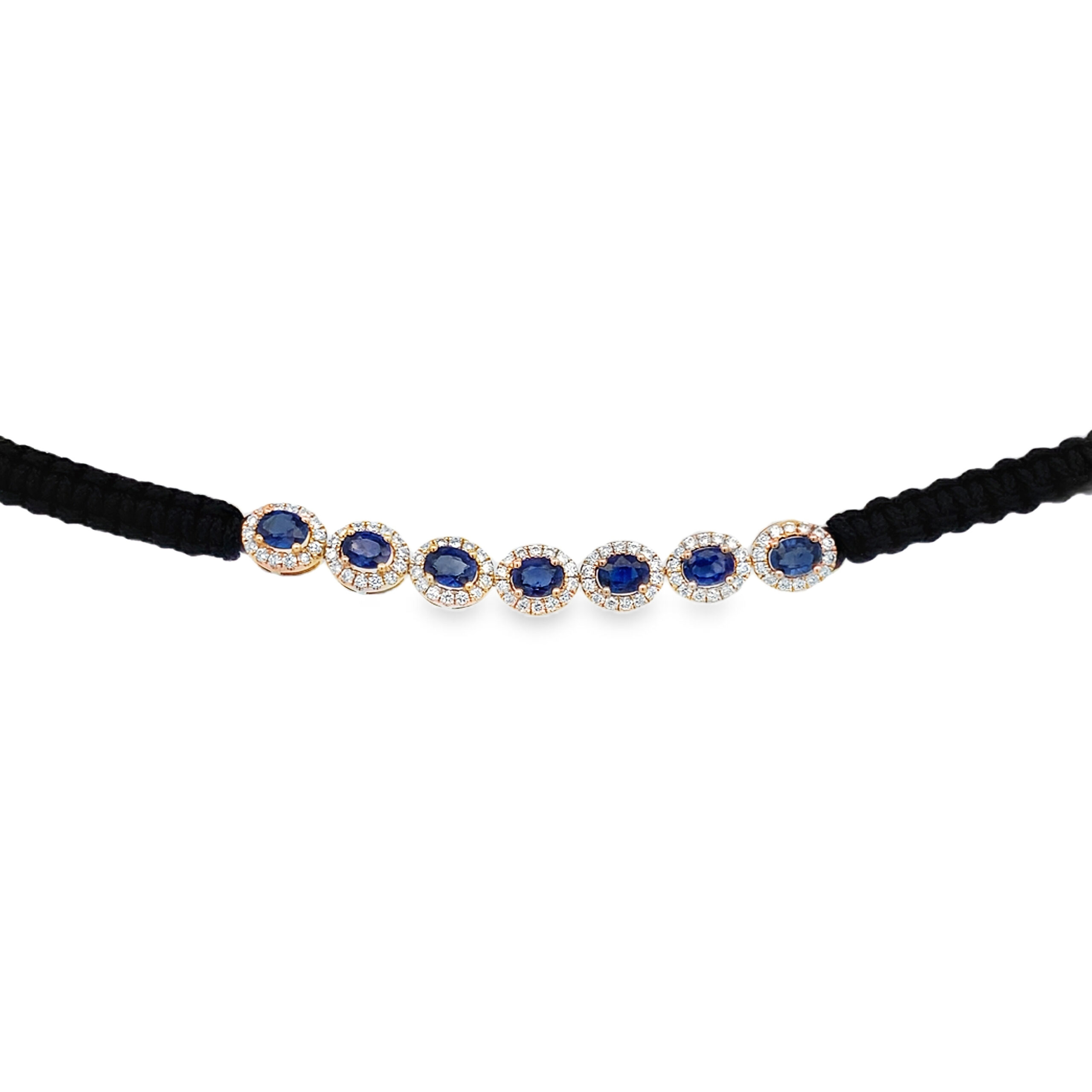 Slide Pulsera Pita Zafiros