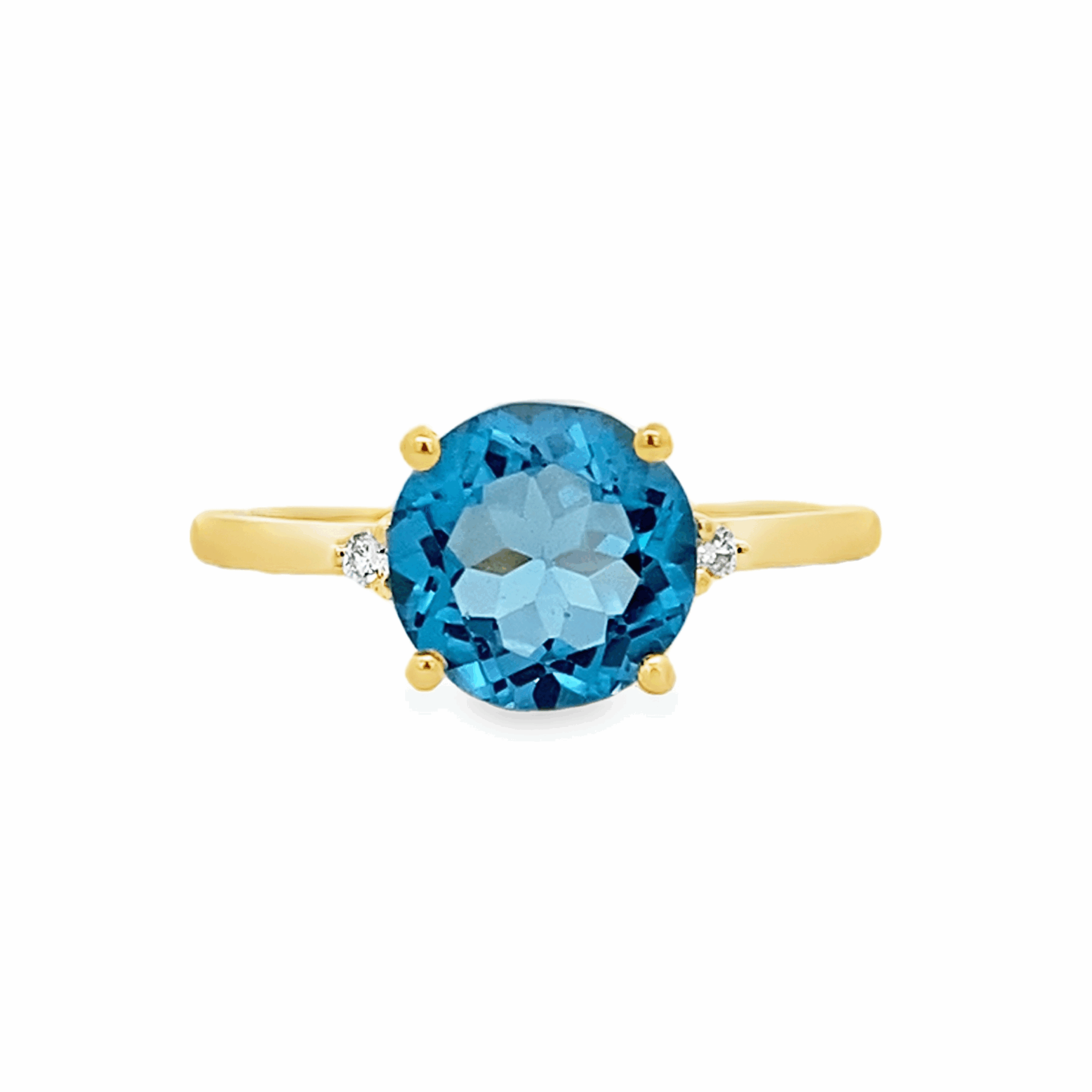 Imagen principal Anillo Topacio Azul
