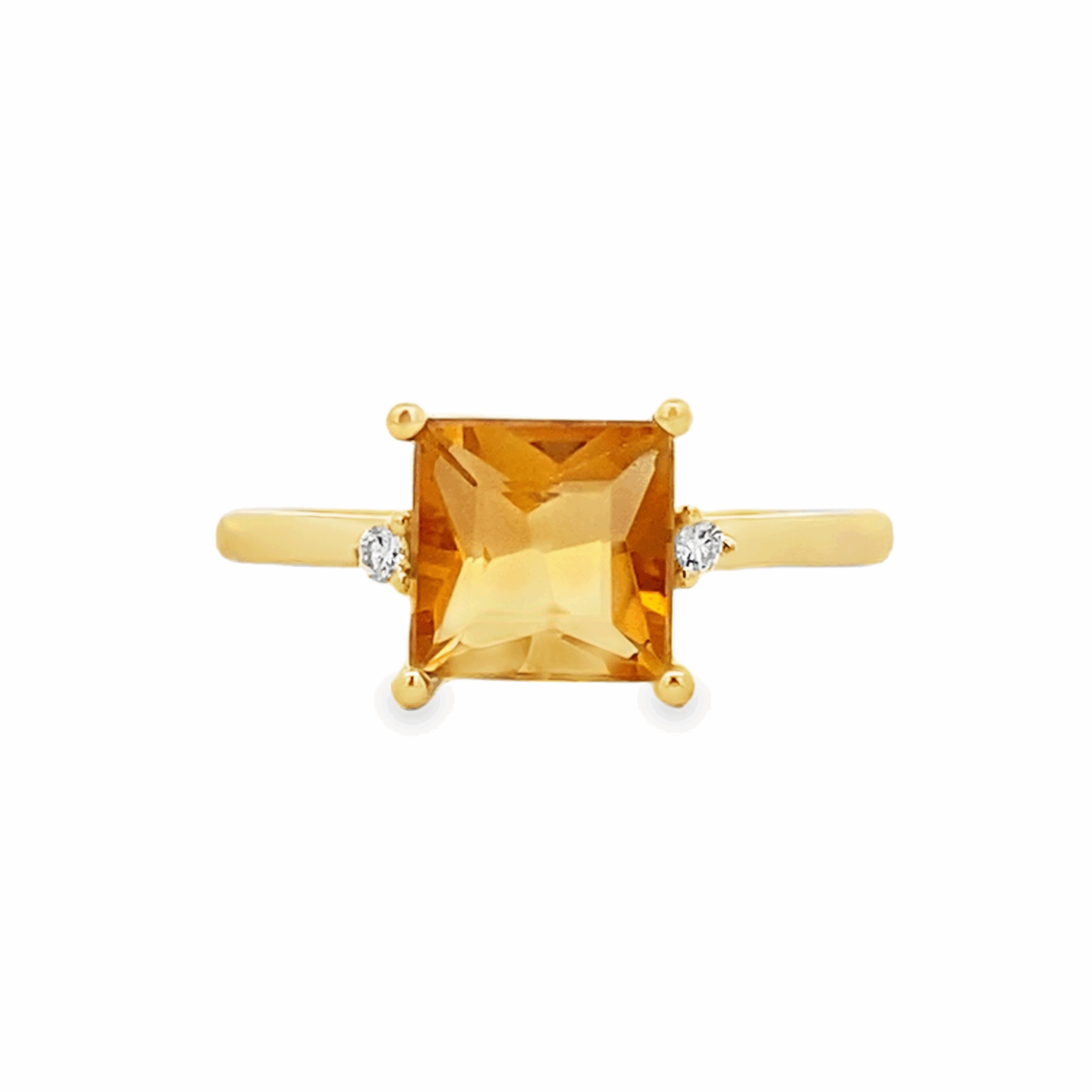 Imagen principal Anillo Citrino