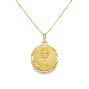 Medalla Escapulario Corazón de Jesús/Virgen del Carmen