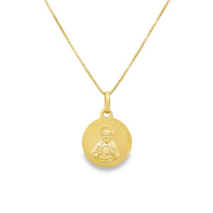 Medalla Escapulario Corazón de Jesús y Virgen del Carmen