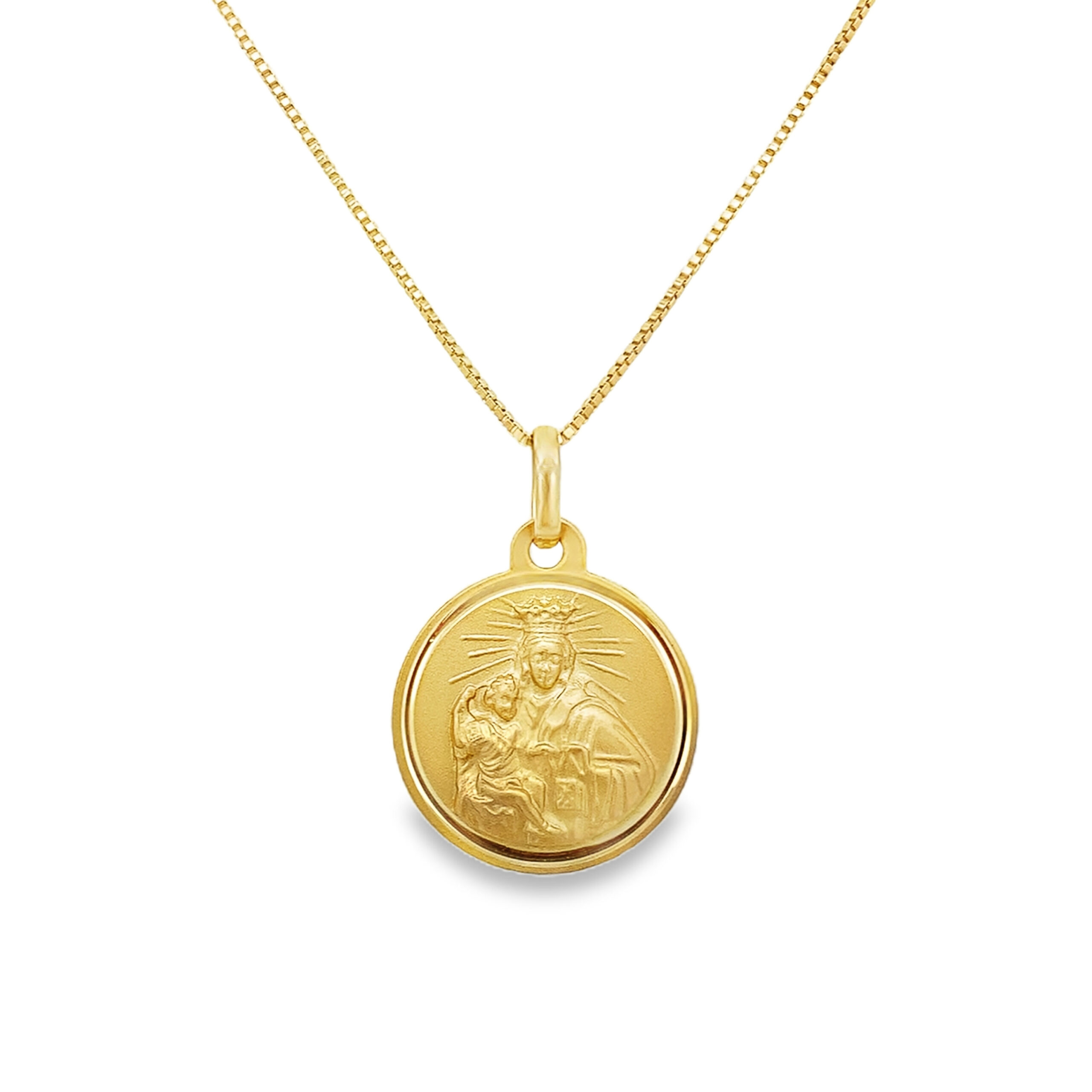 Imagen principal Medalla Escapulario Corazón de Jesús y Virgen del Carmen