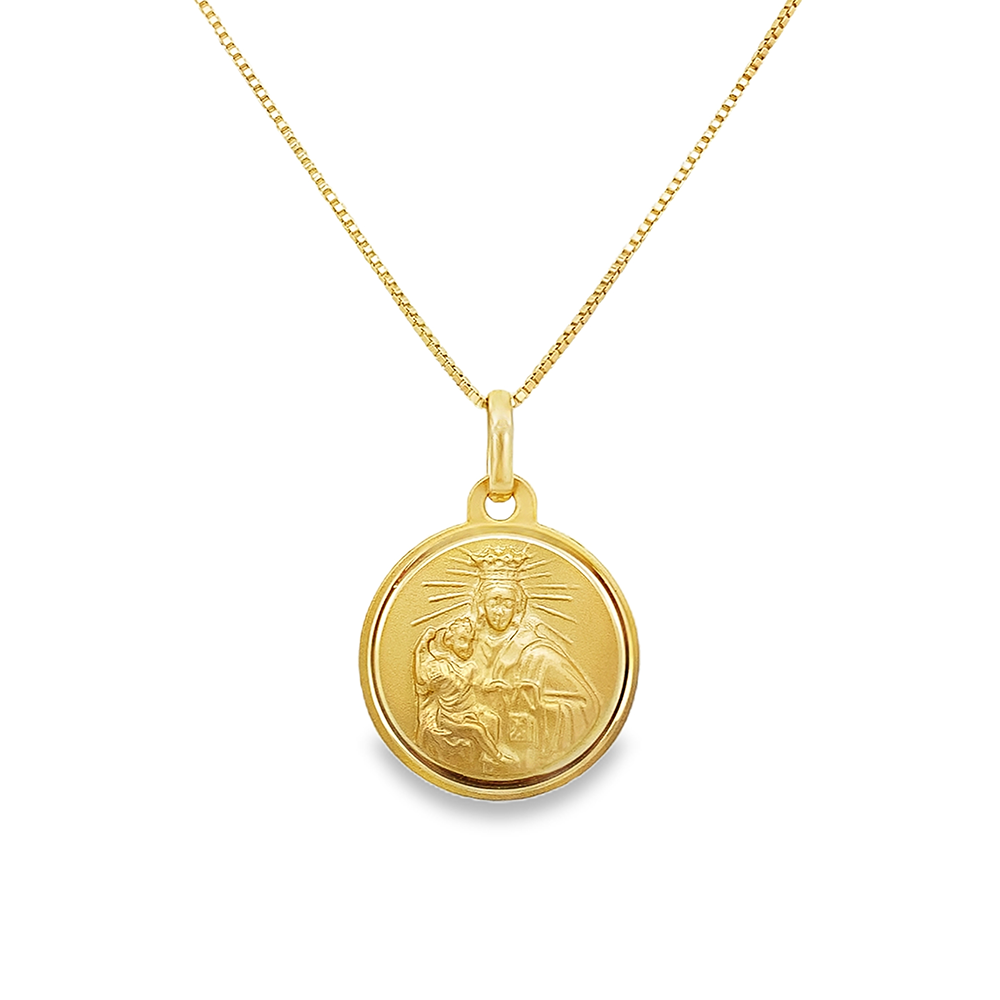 Imagen principal Medalla Escapulario Corazón de Jesús y Virgen del Carmen