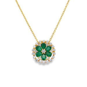 Pendantif Flor Esmeralda