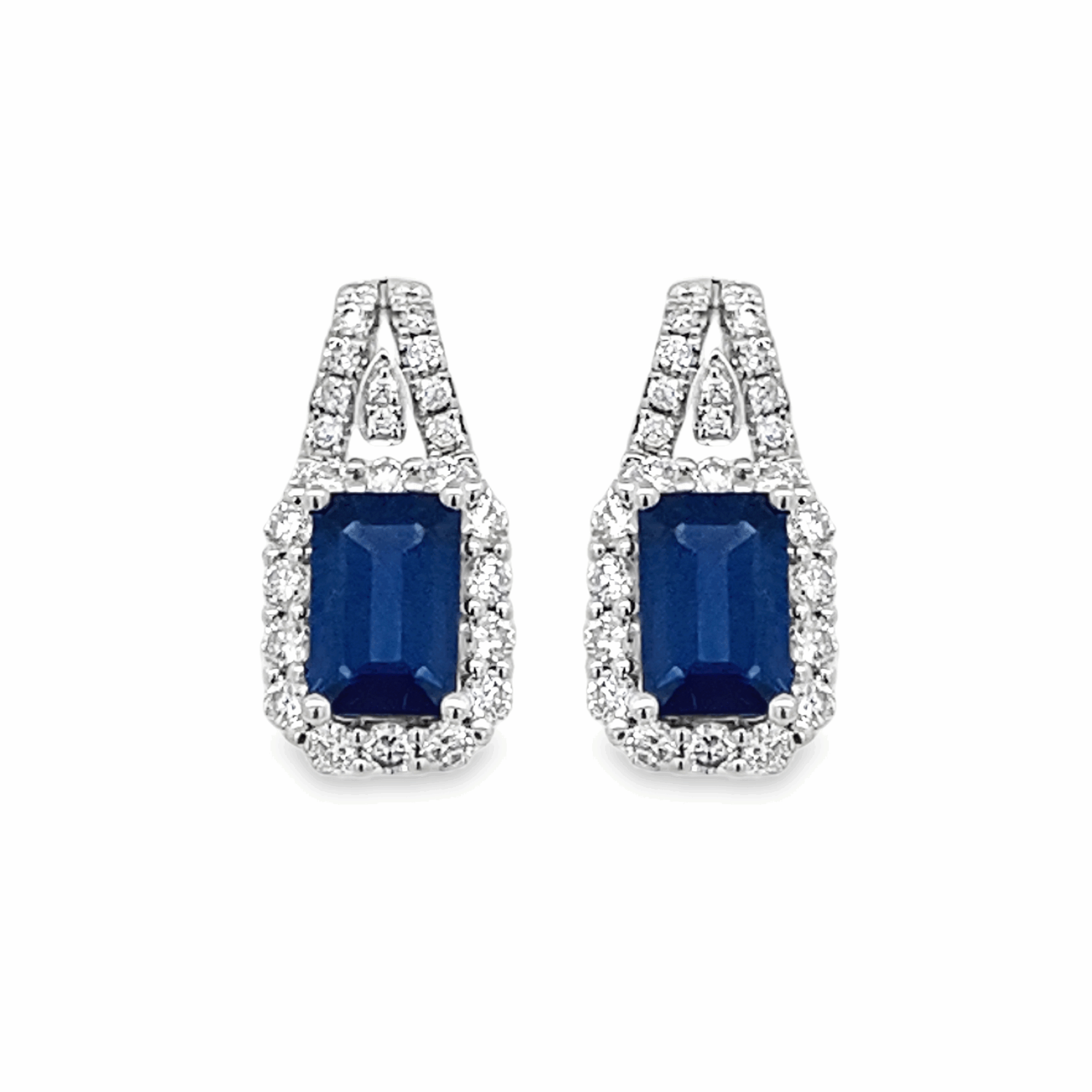 Imagen principal Aretes Colgantes Zafiros