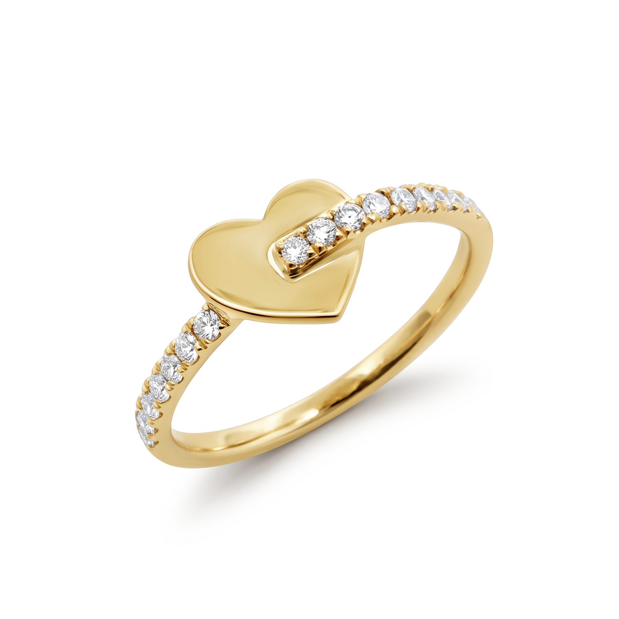 Slide Anillo Promesa Corazón