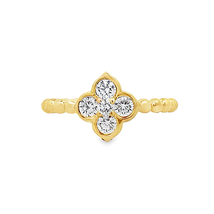 Imagen principal Anillo Trébol Brillantes