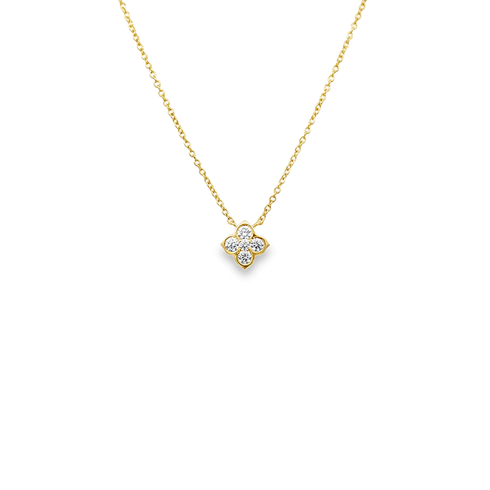 Slide Pendantif Trébol Brillantes