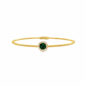 Pulsera Bangle Esmeralda