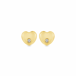 Aretes Corazón Brillante
