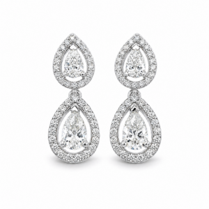 Aretes Colgantes Doble Gota