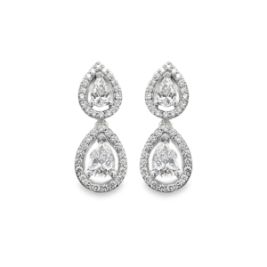 Aretes Colgantes Doble Gota